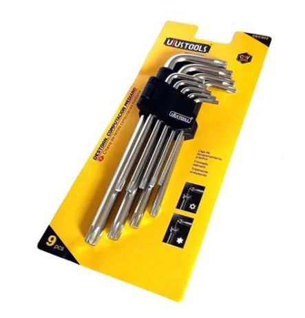 Juego De Llaves Torx 9 Piezas